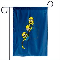 Drapeaux de Jardin Banana! Minion Banana - Impression Recto-Verso — Drapeaux décoratifs