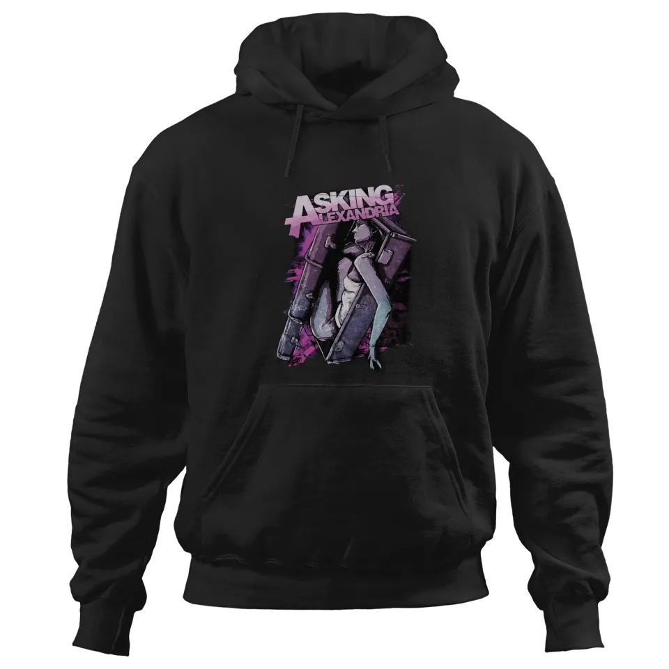 Hoodie Unisexe Asking Alexandria : Coffin Girl — Sweats à capuche pour hommes