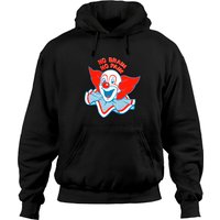 No Brain, No Pain - Clown - Hoodie Unisexe — Sweats à capuche pour hommes