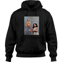 Hoodies de Première Communion Selena Gomez pour Unisexe en Noir — Sweats à capuche pour hommes
