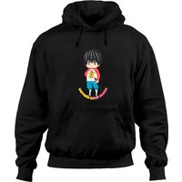 Hoodies Classiques Kotaro Lives Alone pour Unisexe en Noir — Sweats à capuche pour hommes