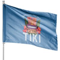 Getting Freaky At The Tiki Luau Party House Flags — Decorative Flags