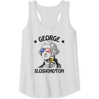 George Sloshington Washington 4th of July Tank Top for Men