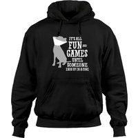 C'est Tout Amusant Jusqu'à Ce Que Quelqu'un Finisse Dans Un Cone - Hoodie Chiens — Sweats à capuche pour hommes