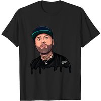 Nicky Jam Men's Black T-Shirt