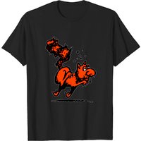 Fat Freddy's Cat Men's T-Shirt in Black