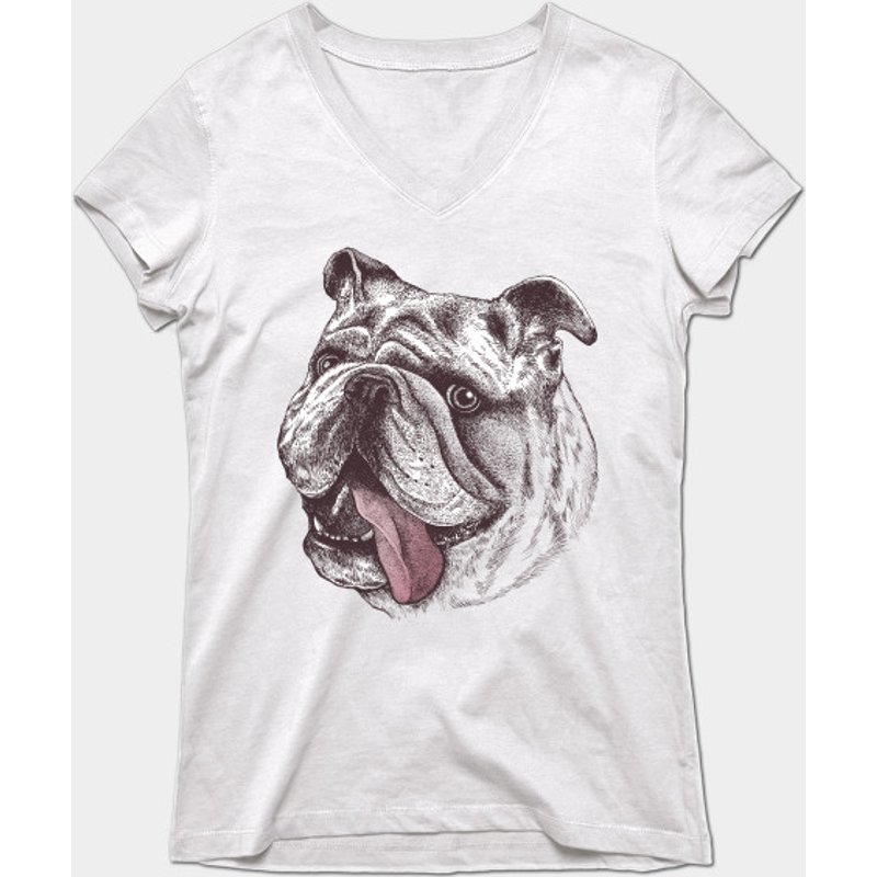 Bulldog Men's Black T-Shirt