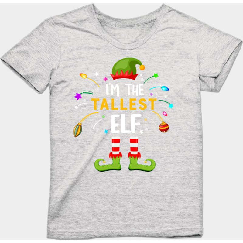 I'm The Tallest Elf Men's T-Shirt in Black