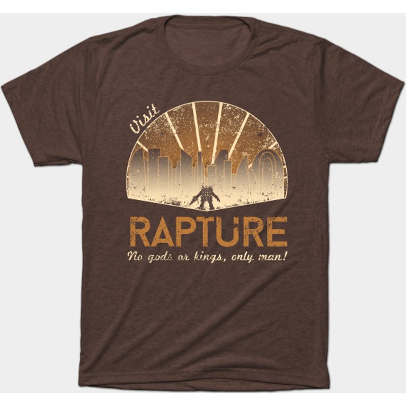 T-shirt pour hommes Visit Rapture - V2 - Bioshock — T-shirts pour hommes