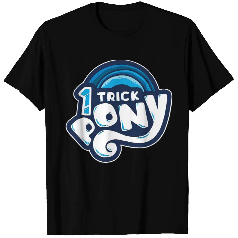 1 Trick Pony - Pony - T-shirt pour hommes - Noir — T-shirts pour hommes