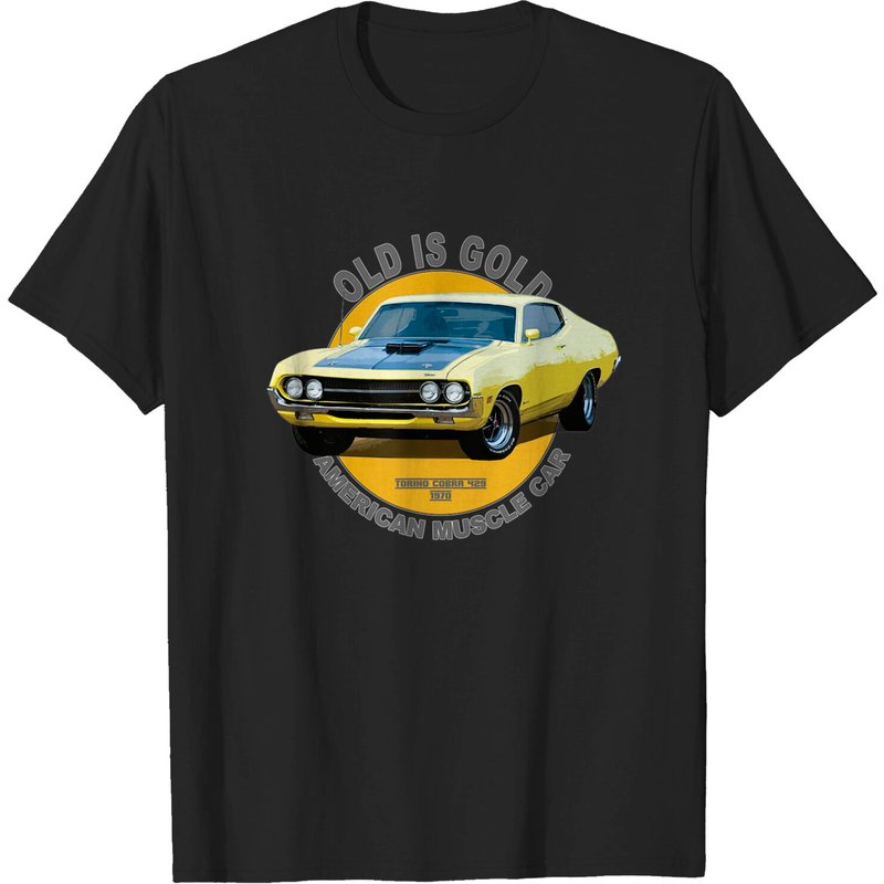 Torino 429 Super Cobra American Muscle Car T-Shirt for Men — Mens T Shirts