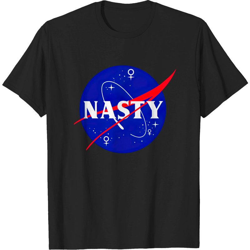 Nasty Nasa - Nasty Men's T-Shirt in Black — Mens T Shirts