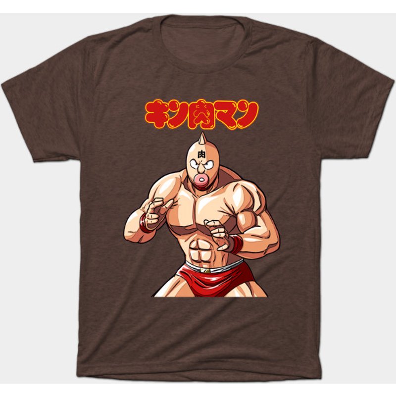 T-shirt Kinnikuman pour hommes en noir — T-shirts pour hommes