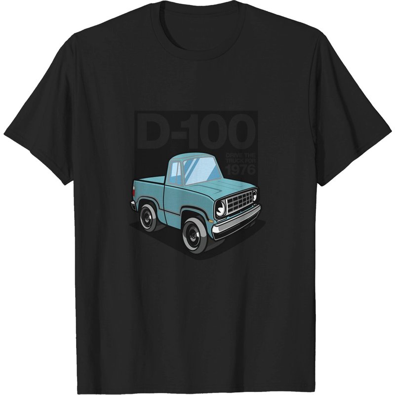 D100 - 1976 T-shirt pour hommes bleu clair
