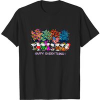 T-shirt Happy Everything Snoopy Charlie pour hommes - Noir — T-shirts pour hommes