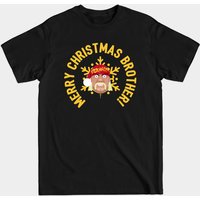 Santa avec des muscles - T-shirt pour hommes Hulk Hogan