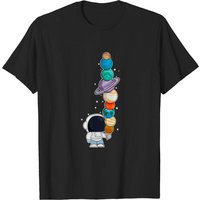 T-shirt pour hommes Astronaute avec crème glacée