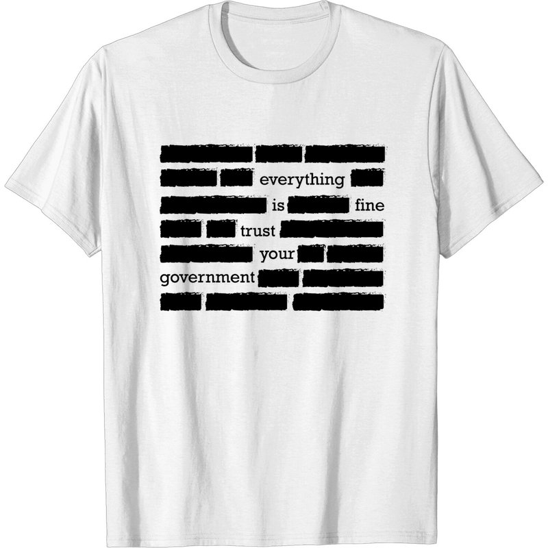 T-shirt pour hommes Conspiracy Theory Trust Your Government — T-shirts pour hommes