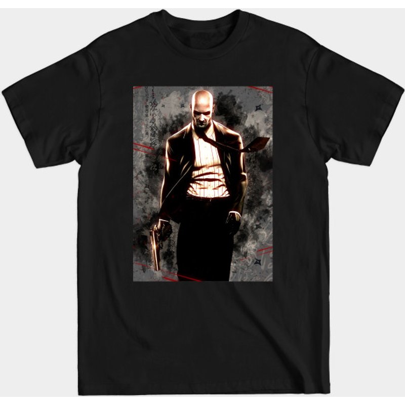T-shirt pour hommes Hitman en noir — T-shirts pour hommes