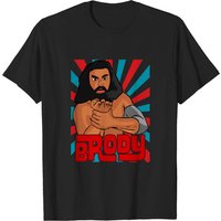 T-shirt noir pour hommes Bruiser Brody