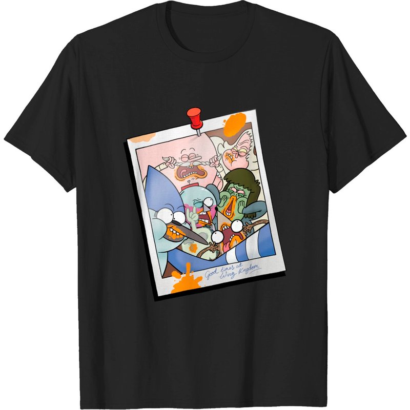 T-shirt Regular Show Wing Kingdom Rigby Mordecai pour hommes — T-shirts pour hommes
