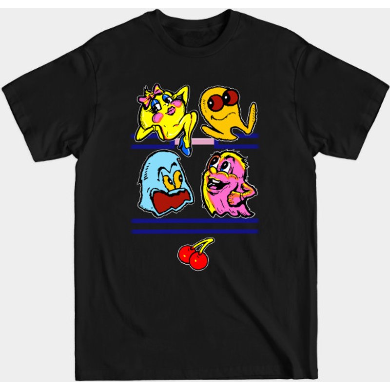 T-shirt pour hommes Pac-Pack Pac Man en noir — T-shirts pour hommes