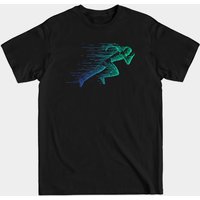 T-shirt pour hommes Running Man en noir