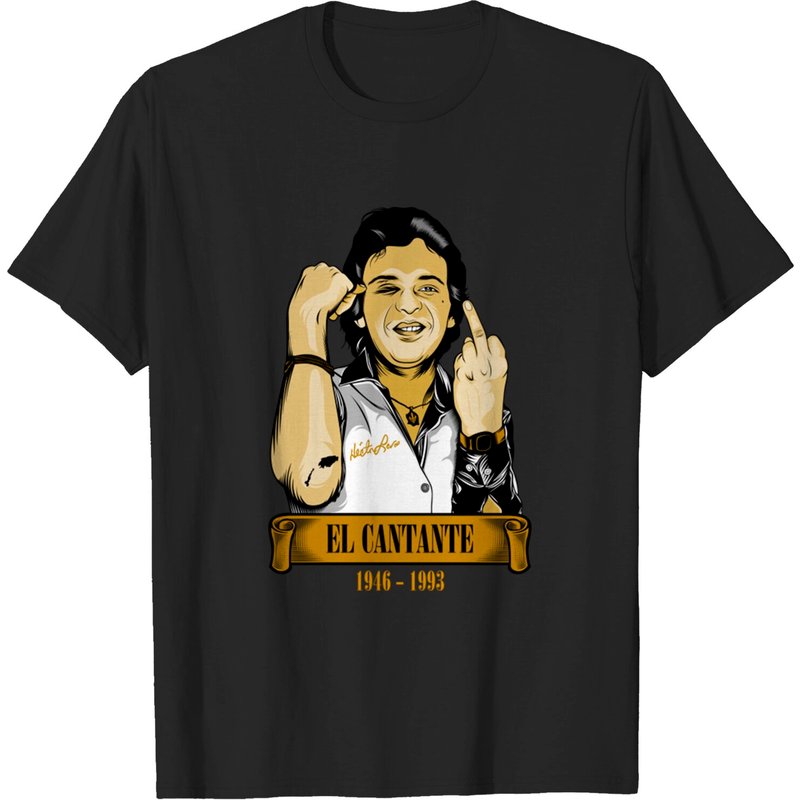 T-shirt pour hommes Lavoe Hector Lavoe en noir — T-shirts pour hommes