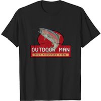 T-shirt Noir pour Hommes Outdoor Man