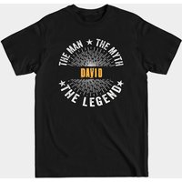 T-shirt David Team - L'Homme, Le Mythe, La Légende — T-shirts pour hommes
