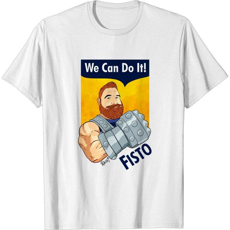 We Can Do It! Fisto T-Shirt pour hommes
