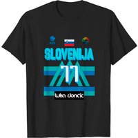 T-shirt pour hommes Luka Doncic Design Fan Slovenija — T-shirts pour hommes