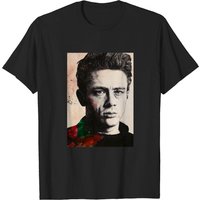 Giant T-shirt pour hommes avec portrait réaliste de James Dean — T-shirts pour hommes