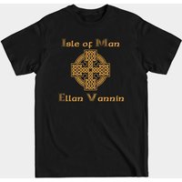 Isle Of Man Men's T-Shirt in Black