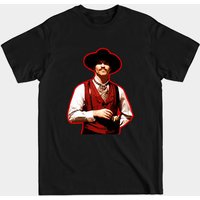 Doc Holliday Men's Black T-Shirt