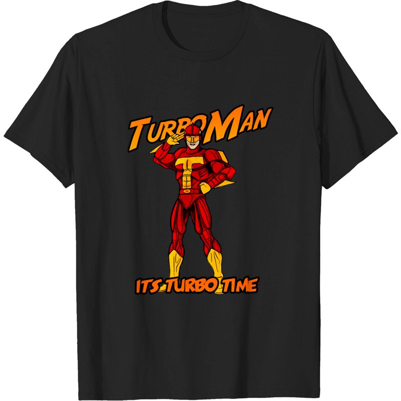 Turbo Man Men's T-Shirt in Black