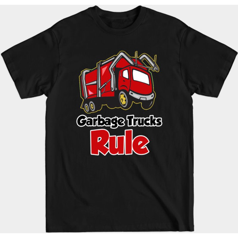 Garbage Trucks Rule! Men's T-Shirt — Mens T Shirts