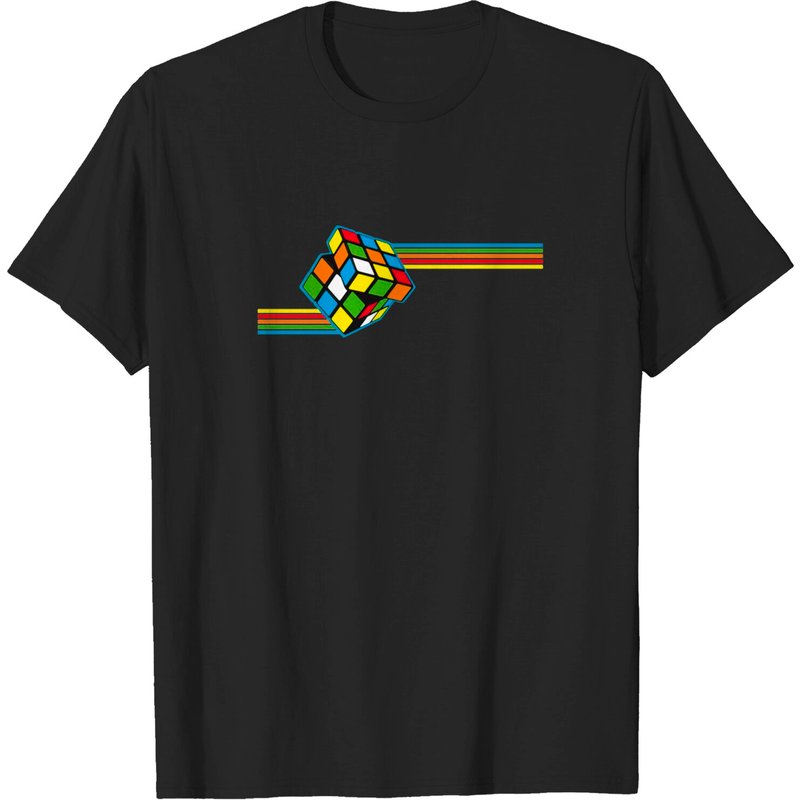 T-Shirt Rubiks Cube Speed Cube pour hommes noir — T-shirts pour hommes