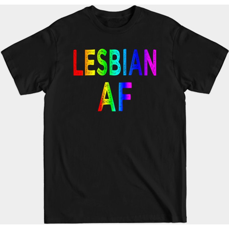 T-shirt lesbien pour hommes - Noir — T-shirts pour hommes