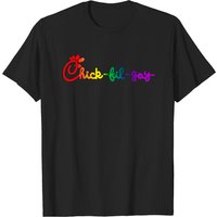 T-shirt Rainbow Chick-fil-gay Gay Pride pour hommes — T-shirts pour hommes