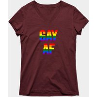 Gay AF Men's T-Shirt - Black