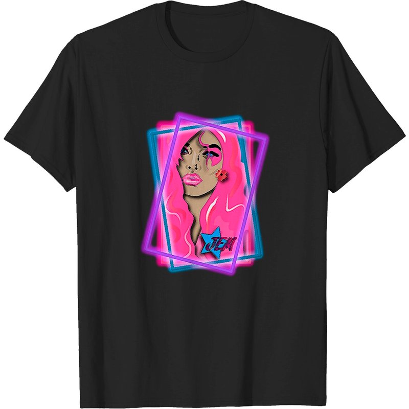 Jem Crosshatch Men's T-Shirt in Black