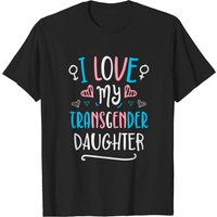 T-shirt pour hommes avec drapeau de fierté LGBT de fille transgenre — T-shirts pour hommes