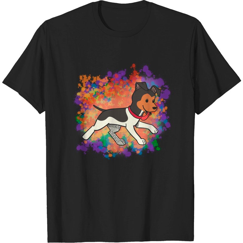 T-shirt Buddy W/ Fond Coloré - Hey Buddy Comics pour Hommes — T-shirts pour hommes
