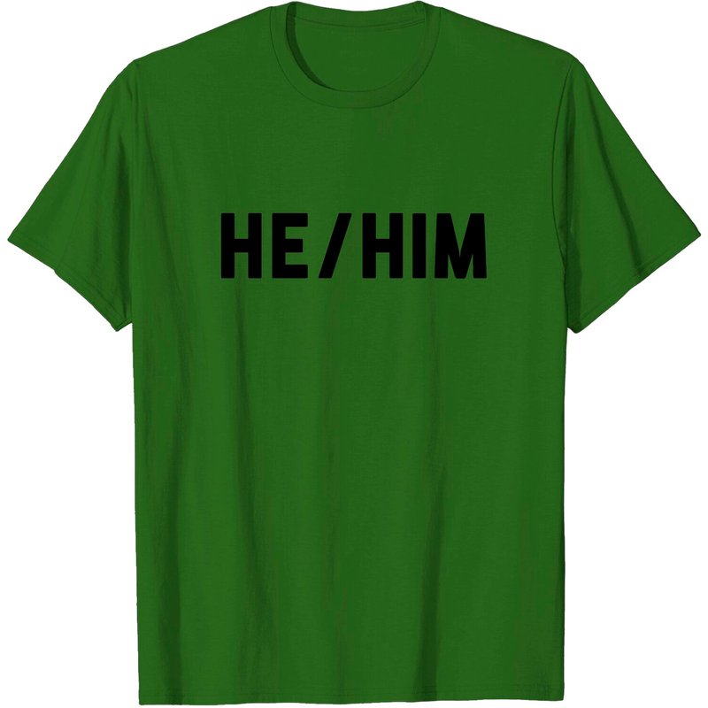 T-shirt He/Him Pronoms pour Hommes — T-shirts pour hommes