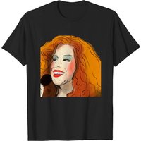 T-shirt noir pour homme Bette Midler