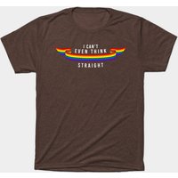 T-shirt LGBTQ Fierté - I Can't Even Think Straight pour hommes