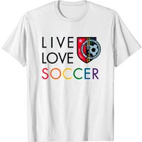 Live Love Soccer Men's T-Shirt — Mens T Shirts