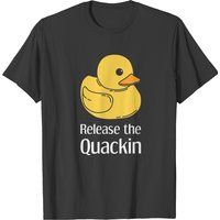 Duck - Release The Quackin - Rubber Duck Men's T-Shirt — Mens T Shirts