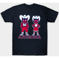 T-shirt Vintage Wildcats Mascot Couple pour hommes — T-shirts pour hommes